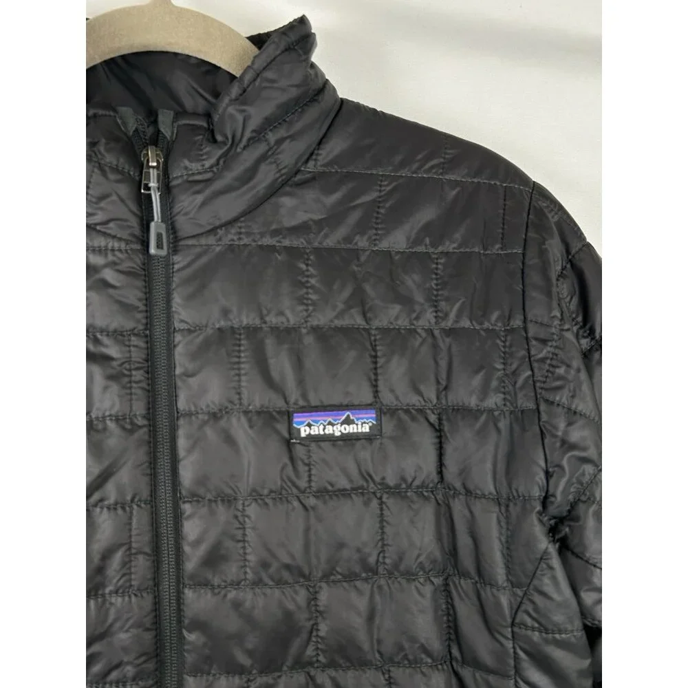 Patagonia Nano Puff Jacket Mens Small Black Insulated Full Zip Hiking Outdoor - Picture 12 of 14